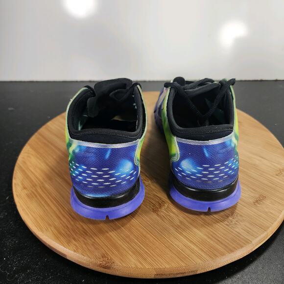 Womens Nike Free 5.0 TR Sz 6.5 009721 Green Blue Mesh Running Athletic Sneakers - Picture 5 of 8